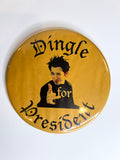 "Big Wolf On Campus" TV Series Item: Dingle For President Button from "Invisible Merton", Season 1, Episode 12 (Comes with Autographed Headshot)