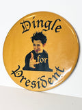 "Big Wolf On Campus" TV Series Item: Dingle For President Button from "Invisible Merton", Season 1, Episode 12 (Comes with Autographed Headshot)