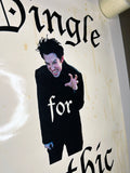 "Big Wolf On Campus" TV Series Item: Dingle For Gothic President Poster (White) from "Invisible Merton", Season 1, Episode 12 (Comes with Autographed Headshot)