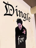 "Big Wolf On Campus" TV Series Item: Dingle For Gothic President Poster (White) from "Invisible Merton", Season 1, Episode 12 (Comes with Autographed Headshot)
