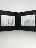 "Big Wolf On Campus" TV Series Item: Velvet Book Prop From Merton's Lair with 40 Original Drawings on Script Pages