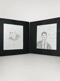 "Big Wolf On Campus" TV Series Item: Velvet Book Prop From Merton's Lair with 40 Original Drawings on Script Pages