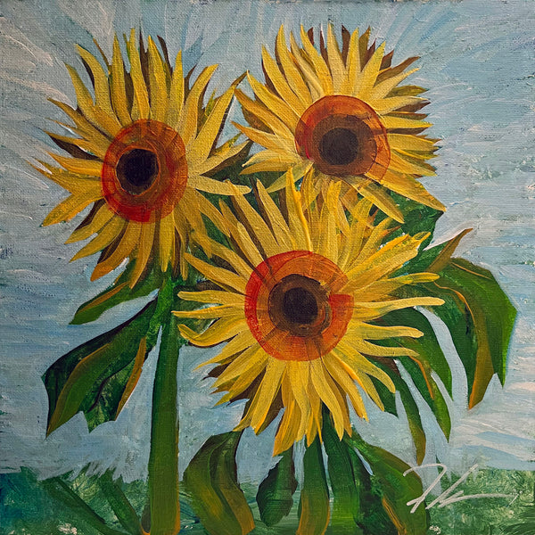 Framed Acrylic Painting