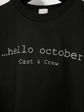 T-Shirt: "Hello October" Film Cast & Crew Shirt