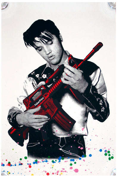 Mr. Brainwash "Don't Be Cruel" (Red Gun Edition) (1 of 2)